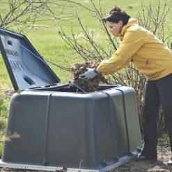 Puutarhakompostori Biolan 900 L harmaa