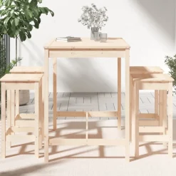 Puutarhan Bistrosarja 5-osainen valkoinen täysi mänty (54746)