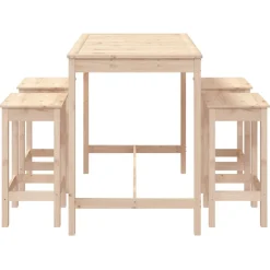 Puutarhan Bistrosarja 5-osainen valkoinen täysi mänty (54746)