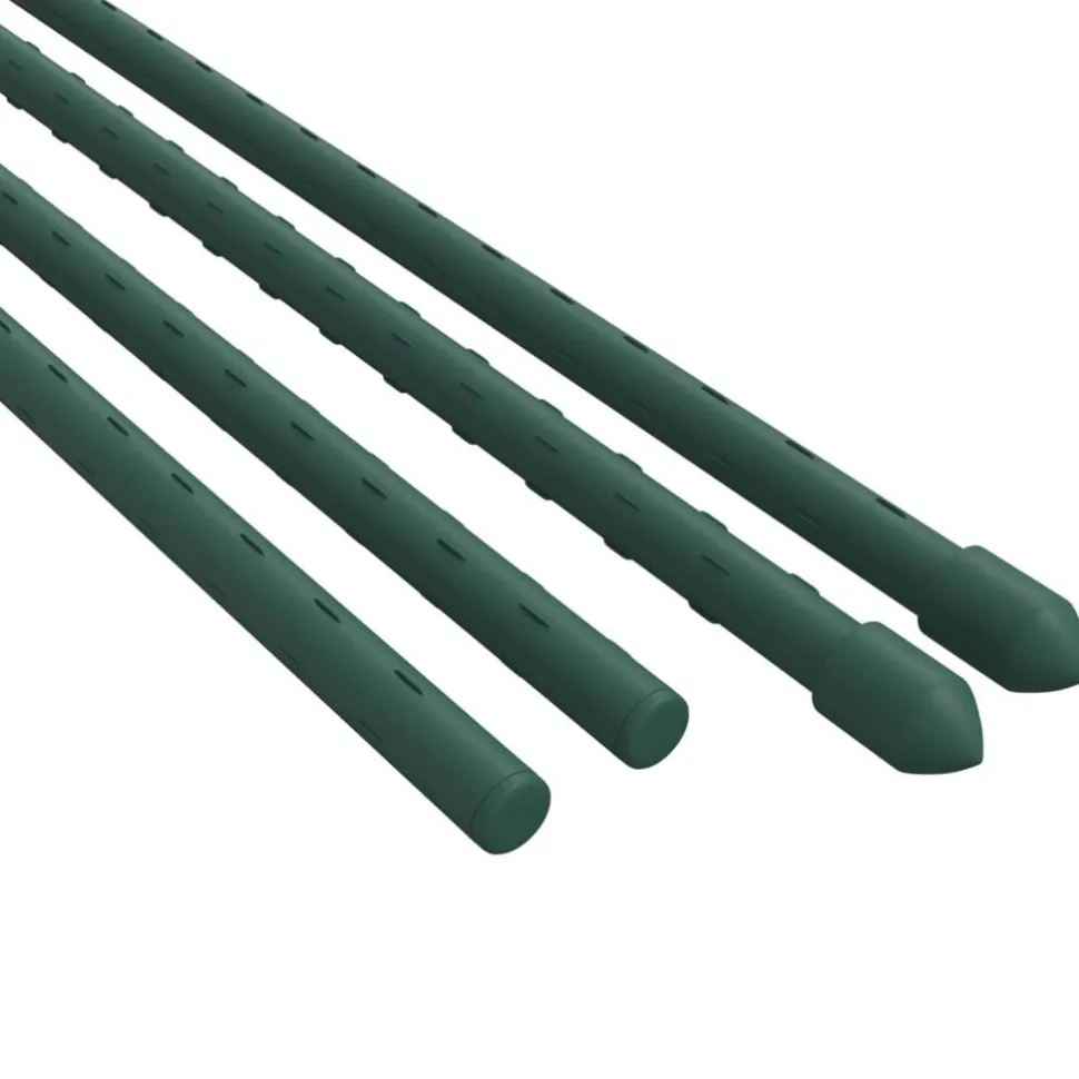Puutarhan kasvituet 30 kpl vihreä 60 cm teräs (19367)