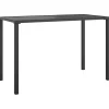 Puutarhan ruokapöytä antrasiitti 110x54x70 cm teräs (64600)