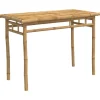 Puutarhan ruokapöytä 110x55x75 cm bambu (68031)