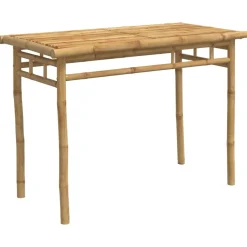 Puutarhan ruokapöytä 110x55x75 cm bambu (68031)