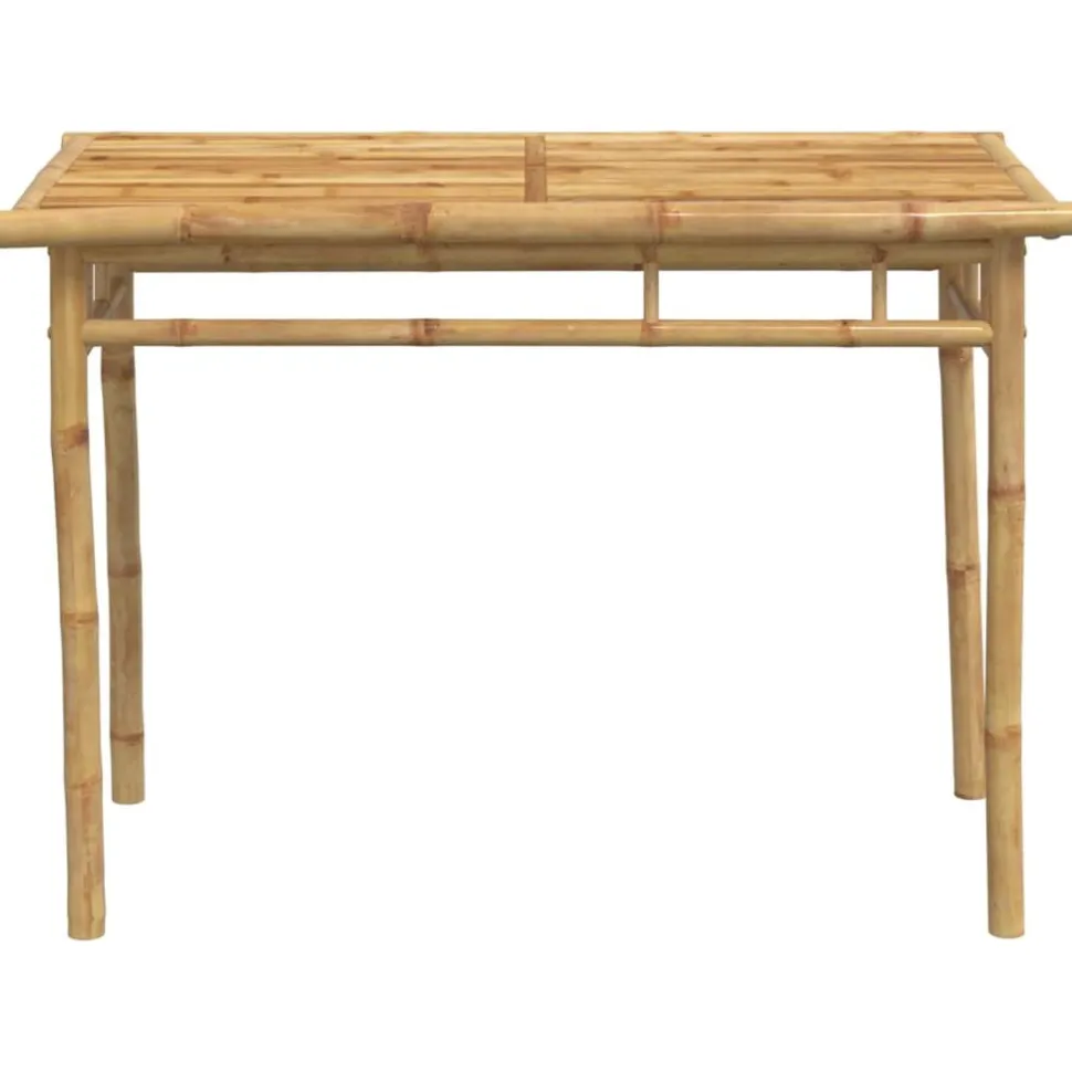 Puutarhan ruokapöytä 110x55x75 cm bambu (68031)