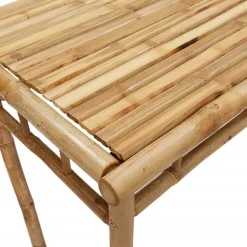 Puutarhan ruokapöytä 110x55x75 cm bambu (68031)