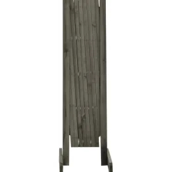 Puutarhan säleikköaita harmaa 150x80 cm täysi kuusi