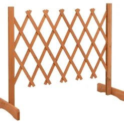 Puutarhan säleikköaita oranssi 120x60 cm täysi kuusi