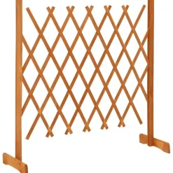 Puutarhan säleikköaita oranssi 120x90 cm täysi kuusi