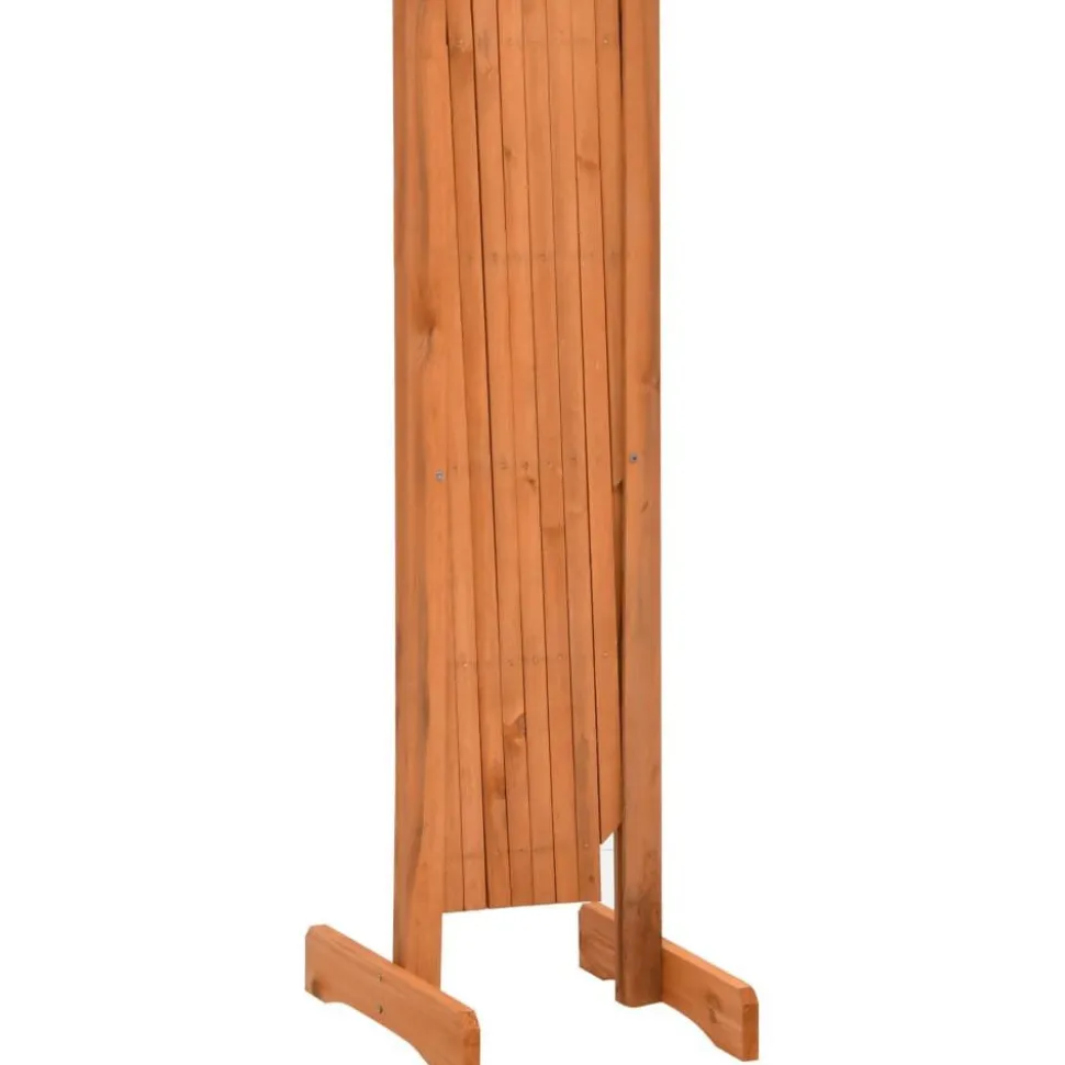 Puutarhan säleikköaita oranssi 150x80 cm täysi kuusi
