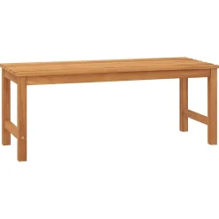 Puutarhapenkki 114 cm täysi tiikki (16626)