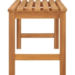 Puutarhapenkki 114 cm täysi tiikki (16626)