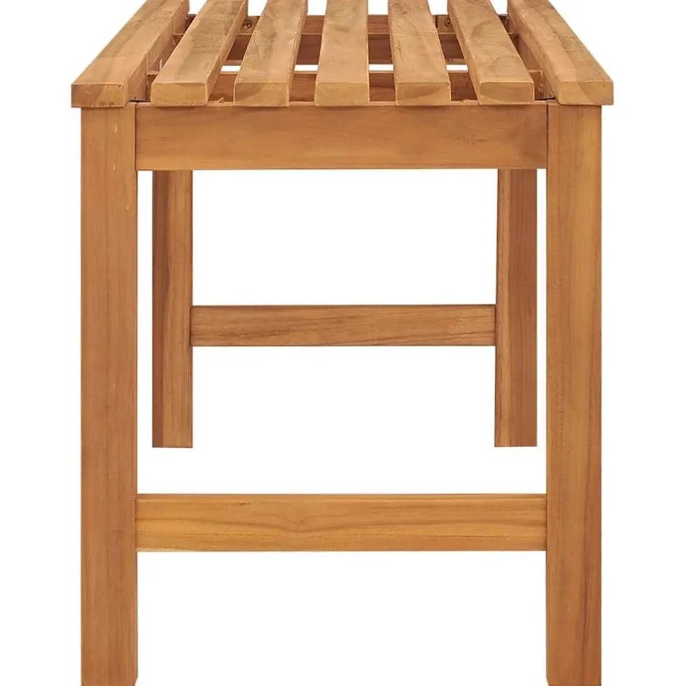 Puutarhapenkki 114 cm täysi tiikki (16626)
