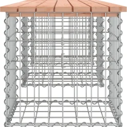 Puutarhapenkki kivikorilla 203x44x42 cm, douglaskuusi