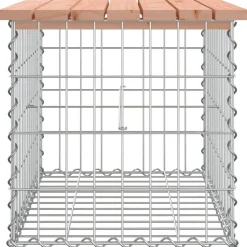 Puutarhapenkki kivikorilla 63x44x42 cm, douglaskuusi