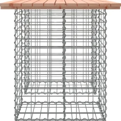Puutarhapenkki kivikorilla 100x70x72 cm, douglaskuusi