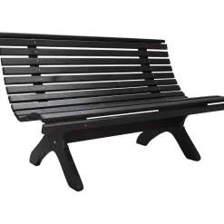Puutarhapenkki Baltic Garden Park 140cm mustaa