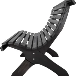 Puutarhapenkki Baltic Garden Park 140cm mustaa