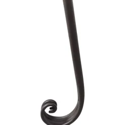 Puutarhapenkki 128 cm teräs antiikinruskea