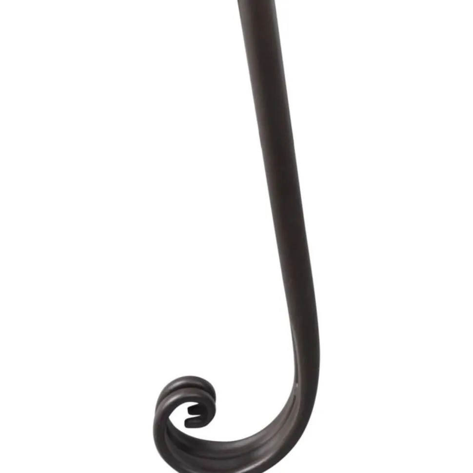 Puutarhapenkki 128 cm teräs antiikinruskea