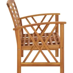 Puutarhapenkki 119 cm täysi akaasiapuu