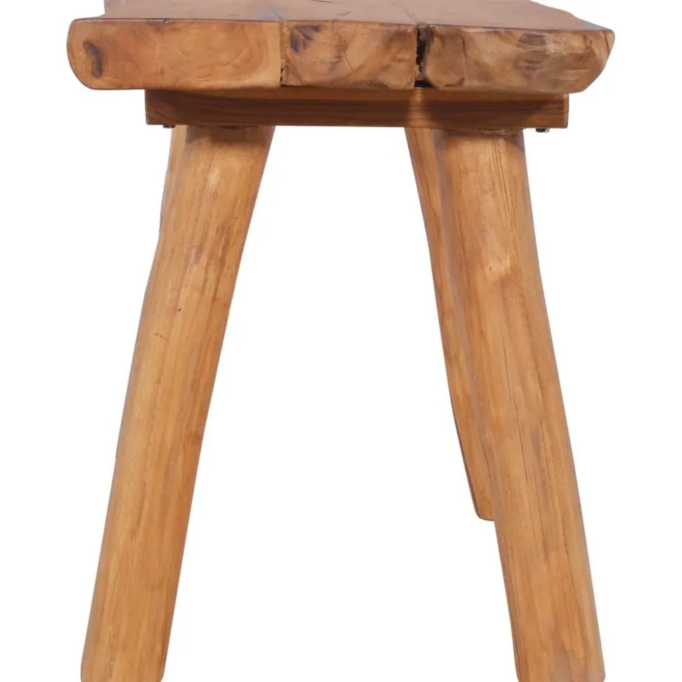 Puutarhapenkki 80 cm täysi tiikki