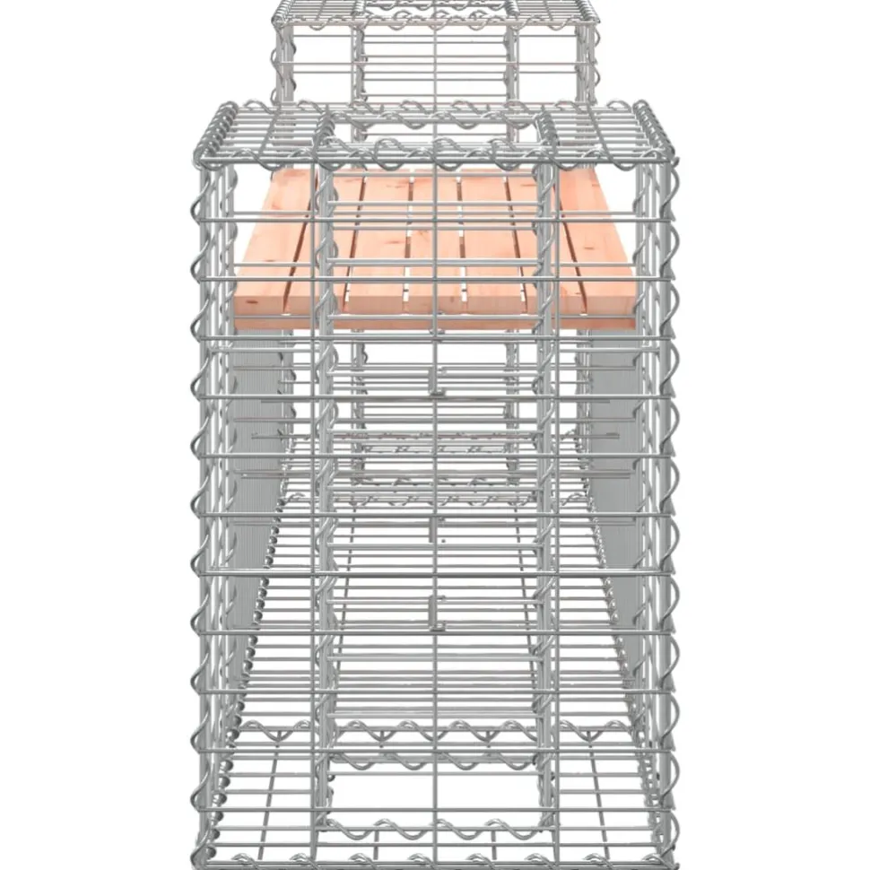 Puutarhapenkki kivikorilla 183x41x60,5 cm, douglaskuusi