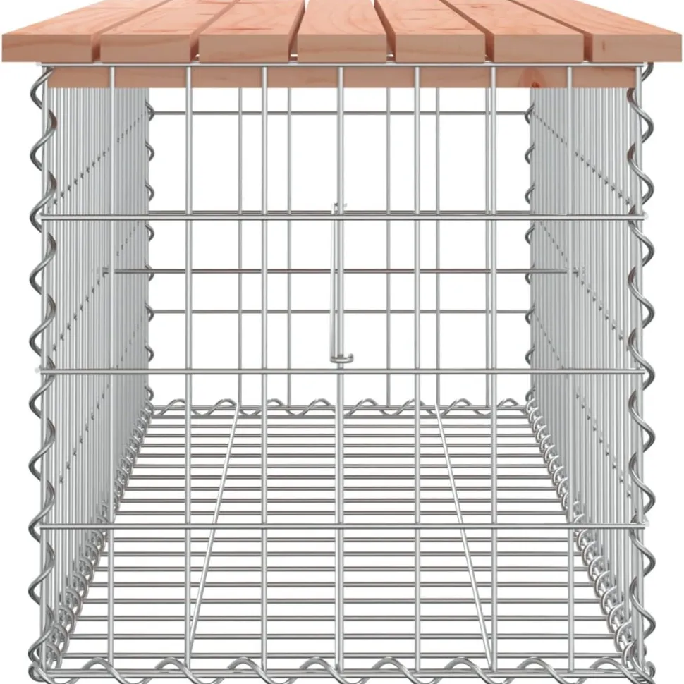 Puutarhapenkki kivikorilla 103x44x42 cm, douglaskuusi