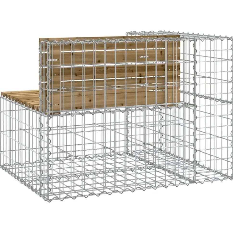Puutarhapenkki kivikorilla 92x71x65,5 cm kyllästetty mänty