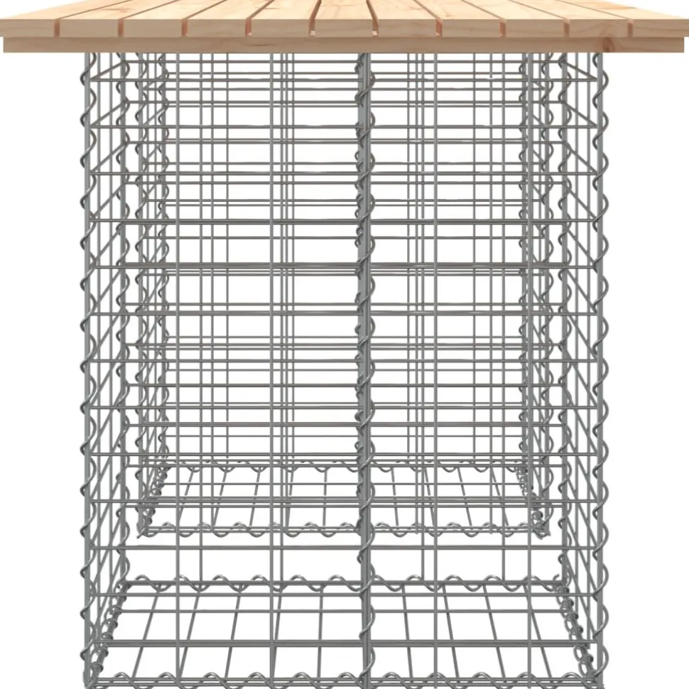 Puutarhapenkki kivikorilla 100x70x72 cm, mänty