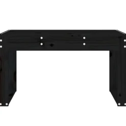 Puutarhapenkki musta 80x38x45 cm, mänty