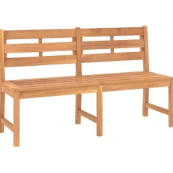 Puutarhapenkki 114 x 59 x 90 cm, tiikkiä