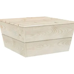 Puutarhapöydät 2 kpl 60x60x30 cm kyllästetty kuusi