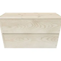 Puutarhapöydät 2 kpl 60x60x30 cm kyllästetty kuusi