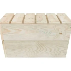 Puutarhapöydät 2 kpl 60x60x30 cm kyllästetty kuusi