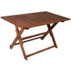 Puutarhapöytä Home4you Modena taitettava 135x80x74 cm