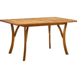 Puutarhapöytä 150x90x75cm täysi akaasiapuu