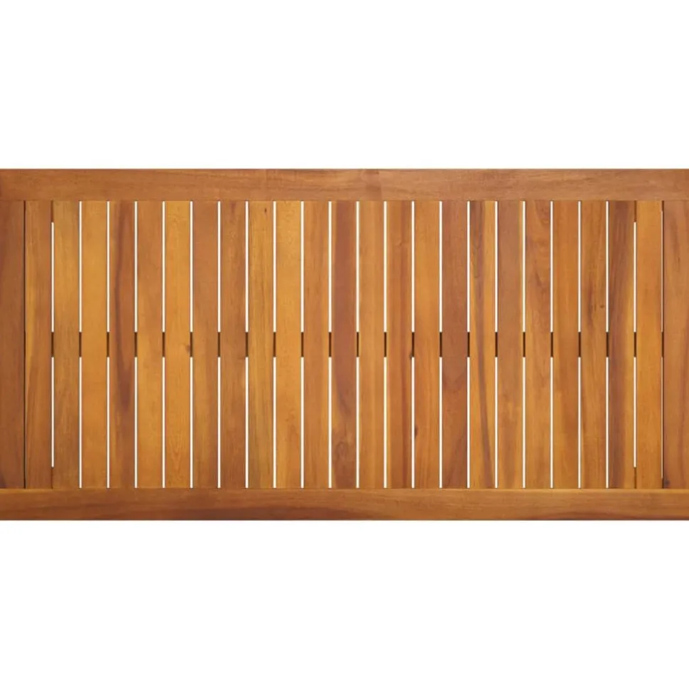 Puutarhapöytä 110x55x67 cm täysi akasiapuu (19718)