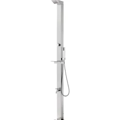 Puutarhasuihku 220cm ruostumaton teräs