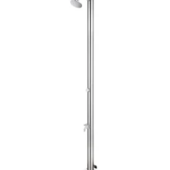 Puutarhasuihku 215 cm ruostumaton teräs