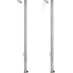 Puutarhasuihku 215 cm ruostumaton teräs