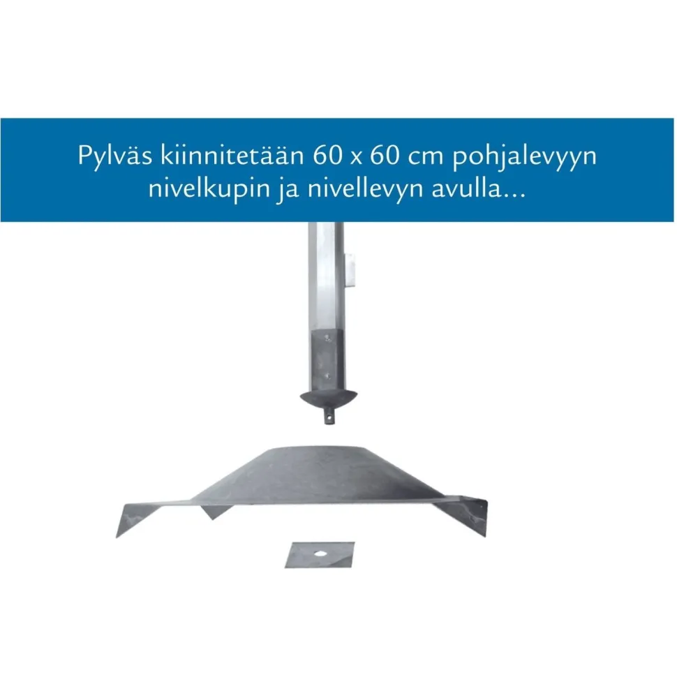 Pylväslaituri Savorak Oloneuvos Tupla, 8.8m, irto-osina