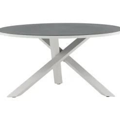 Pyöreä ruokapöytä Venture Home Copacabana 2, Ø140cm, harmaa/valkoinen