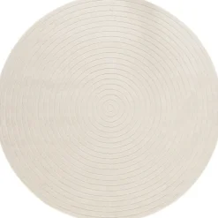 Pyöreä matto Benina Hawaii Circle, sisä- ja ulkokäyttöön, Ø200cm, pellava