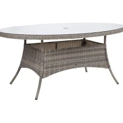 Pöytä Home4You TRENTO 180x100xK75 cm, vaaleanharmaa