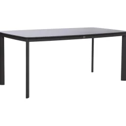 Pöytä Home4You BEIDA 180x90xK75 cm, musta