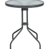Pöytä Home4You BISTRO Ø60xK70 cm, harmaa