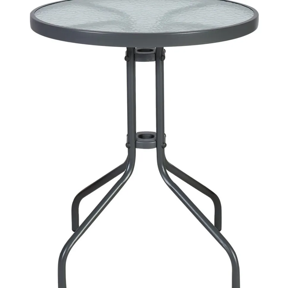 Pöytä Home4You BISTRO Ø60xK70 cm, harmaa