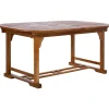 Pöytä Home4You FABIOLA 285/225/165x100xK75 cm, akaasia, ruskea