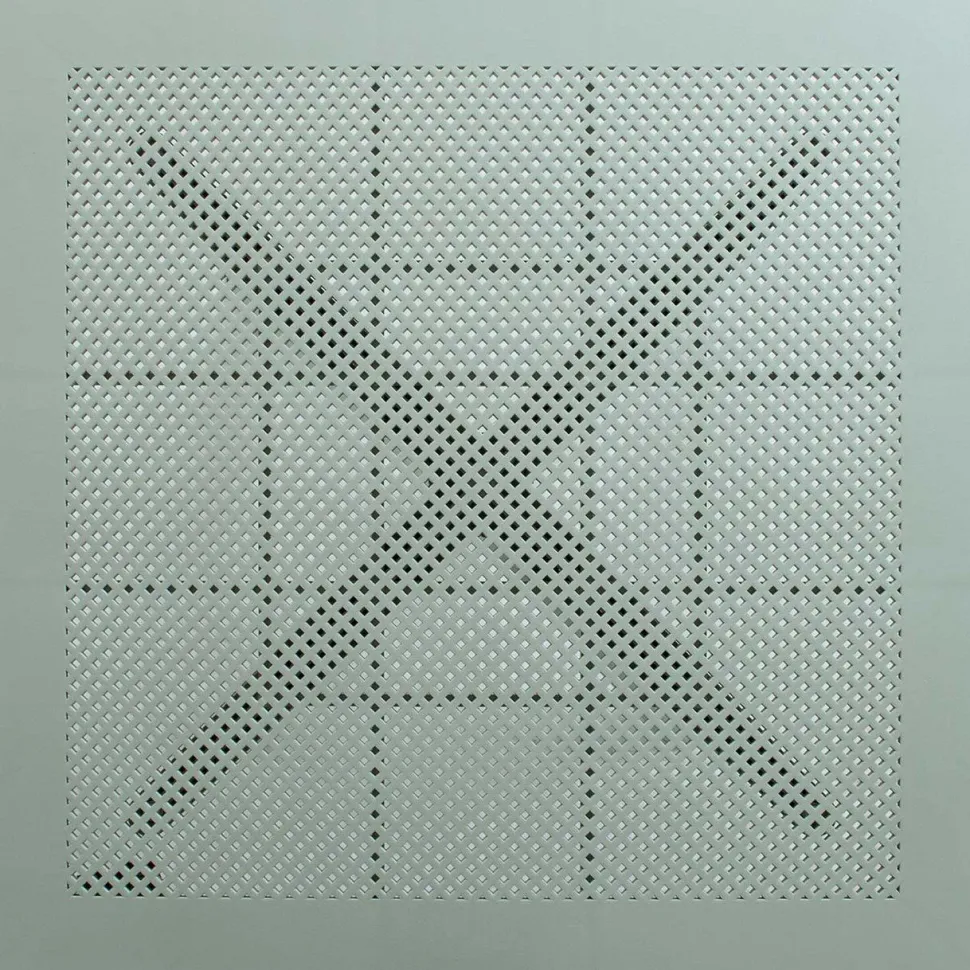 Pöytä Home4You MANGO 80x80xK75 cm, vihertävänharmaa muovi