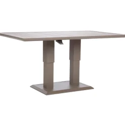 Pöytä Home4You MARENDA 150x90xK2-75 cm, harmahtava, beige